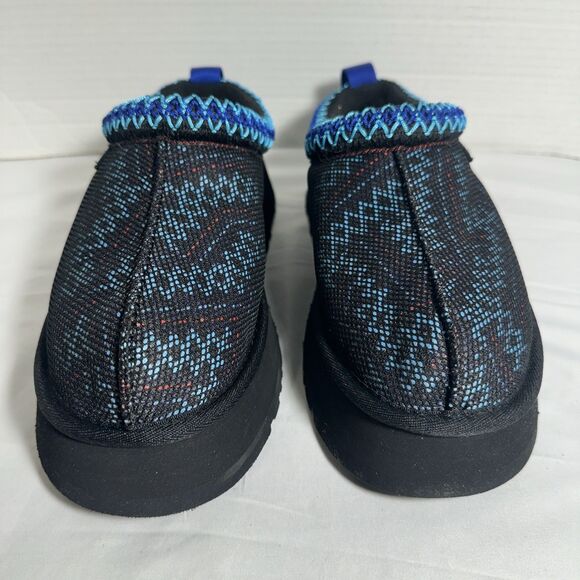 UGG Shoes - Ugg Tazz Maxi Tasman Slippers Women's 8 Black & Blue Shearling Platform Fleece